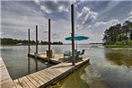Home on Jordan Lake with Shared Dock and Boat Slip!