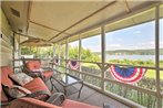 Waterfront Rogers Abode with Private Deck and Hot Tub!