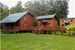 Scenic Log Cabin with Fire Pit and Stocked Creek!