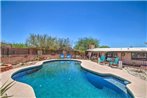 Desert Oasis with Fenced Pool and Mountain Views!