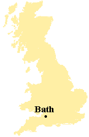 Bath Town Guide, Orientation map, 2K